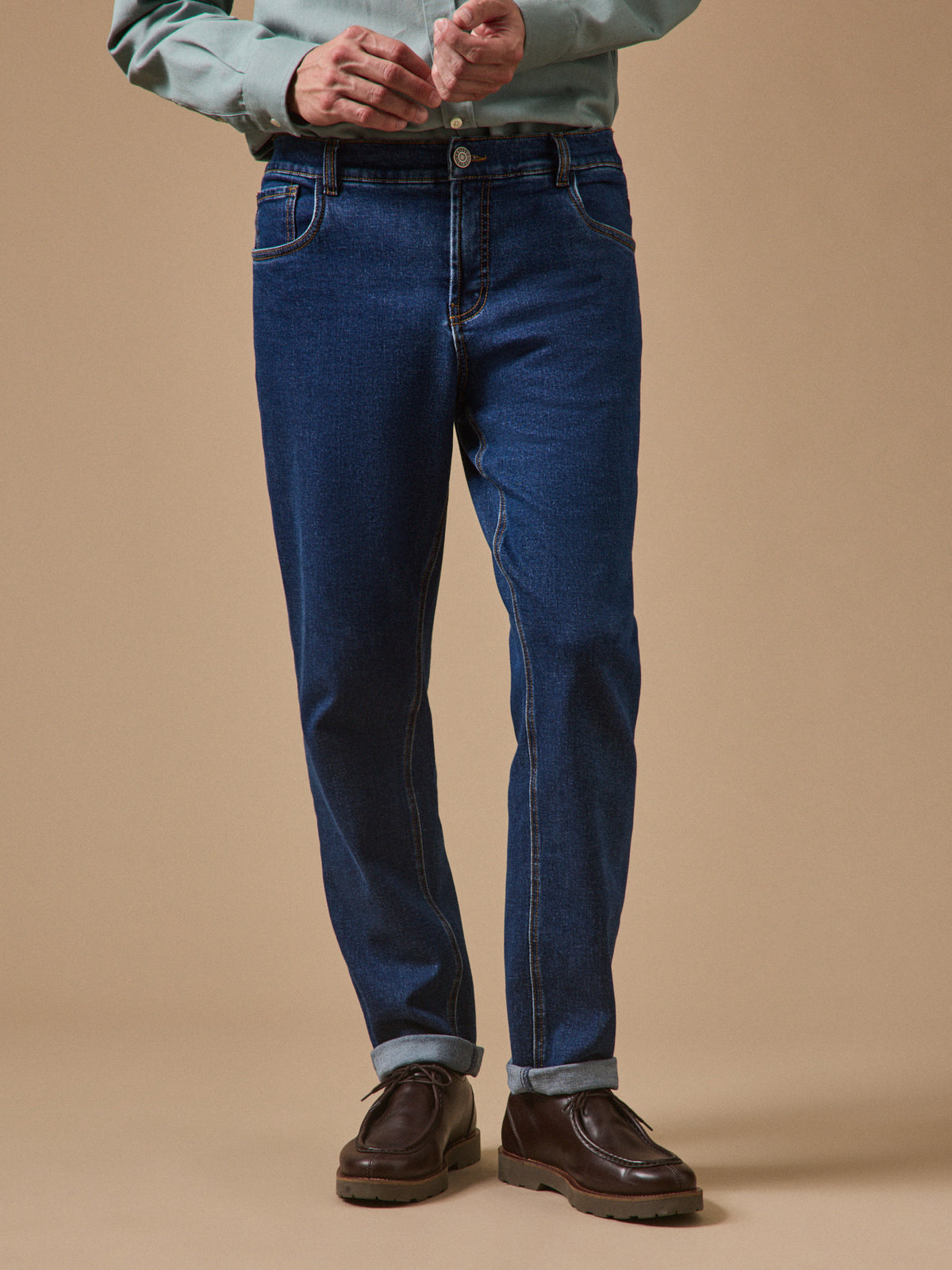 Jean regular homme coton biologique