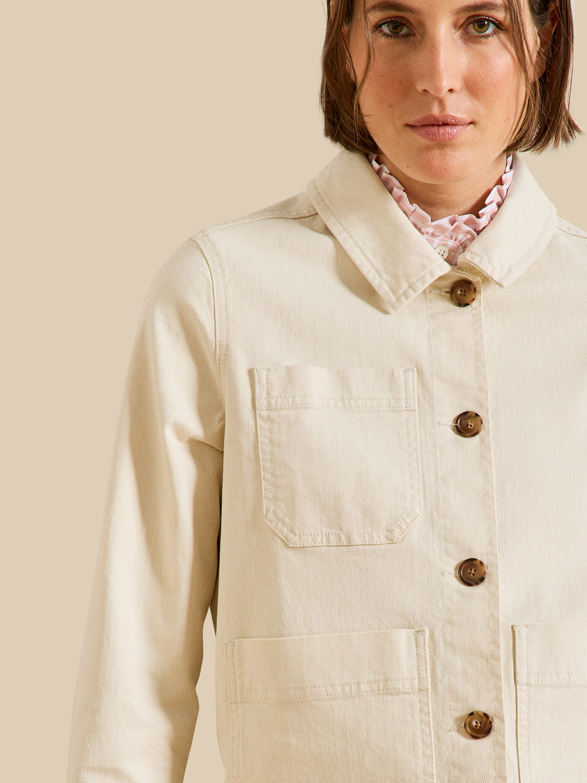 Veste worker femme coton