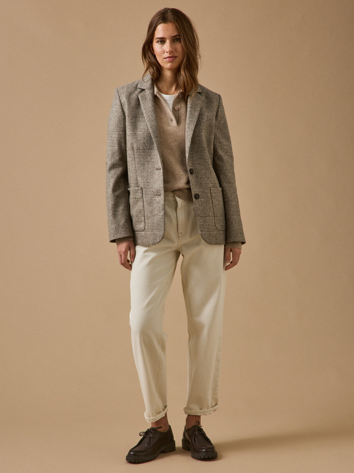 Veste prince de galles femme