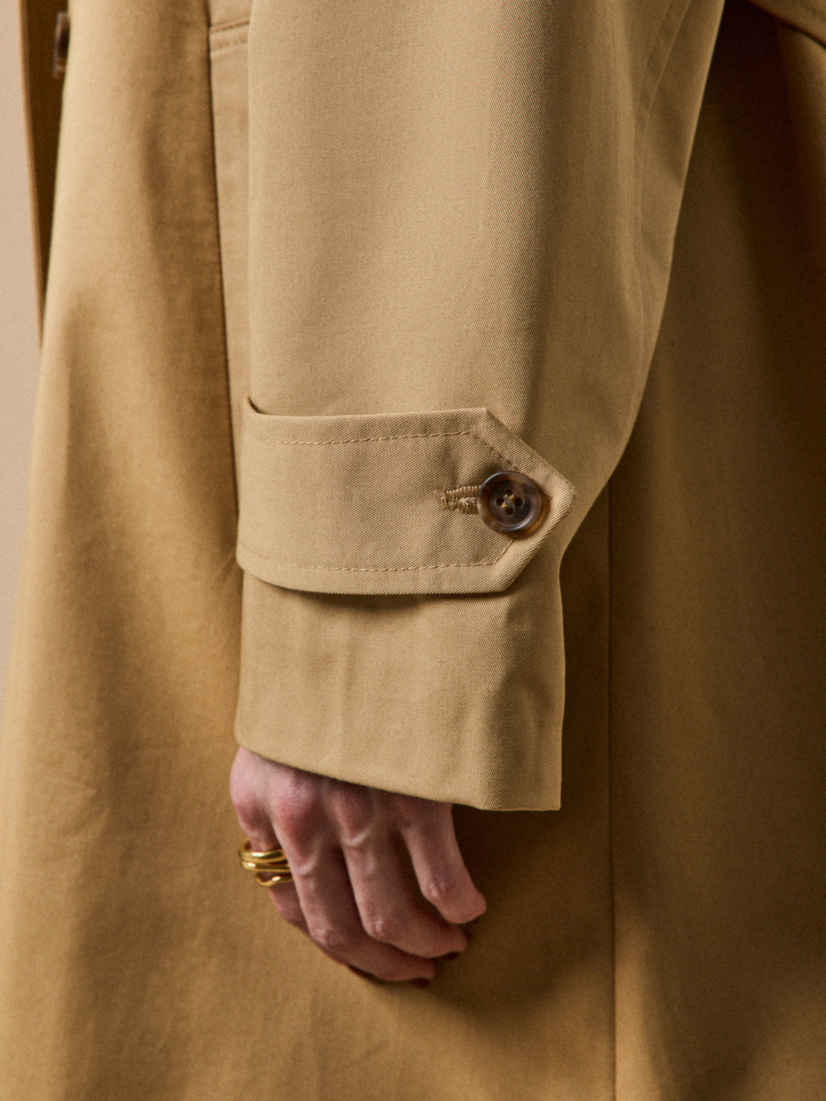 Trench long coton biologique femme