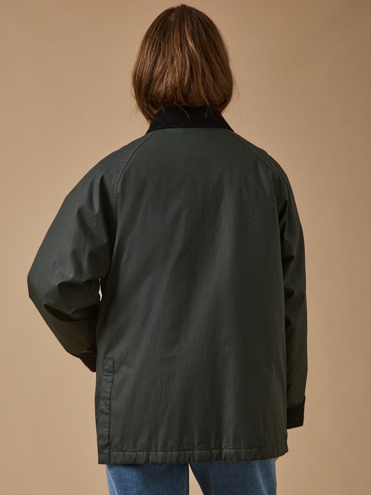 Veste femme coton enduit
