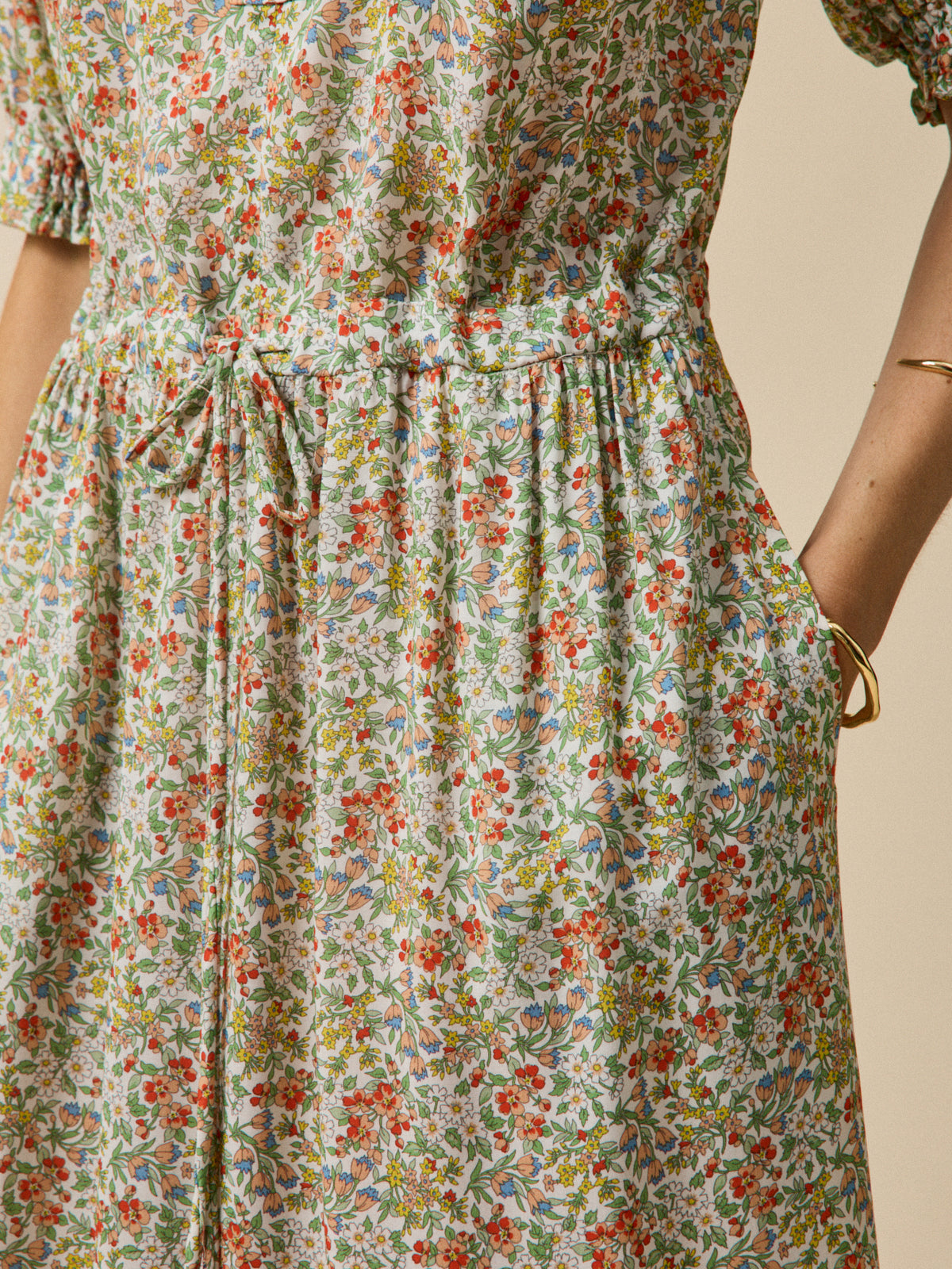 Robe longue femme tissu Liberty - Limited Collection