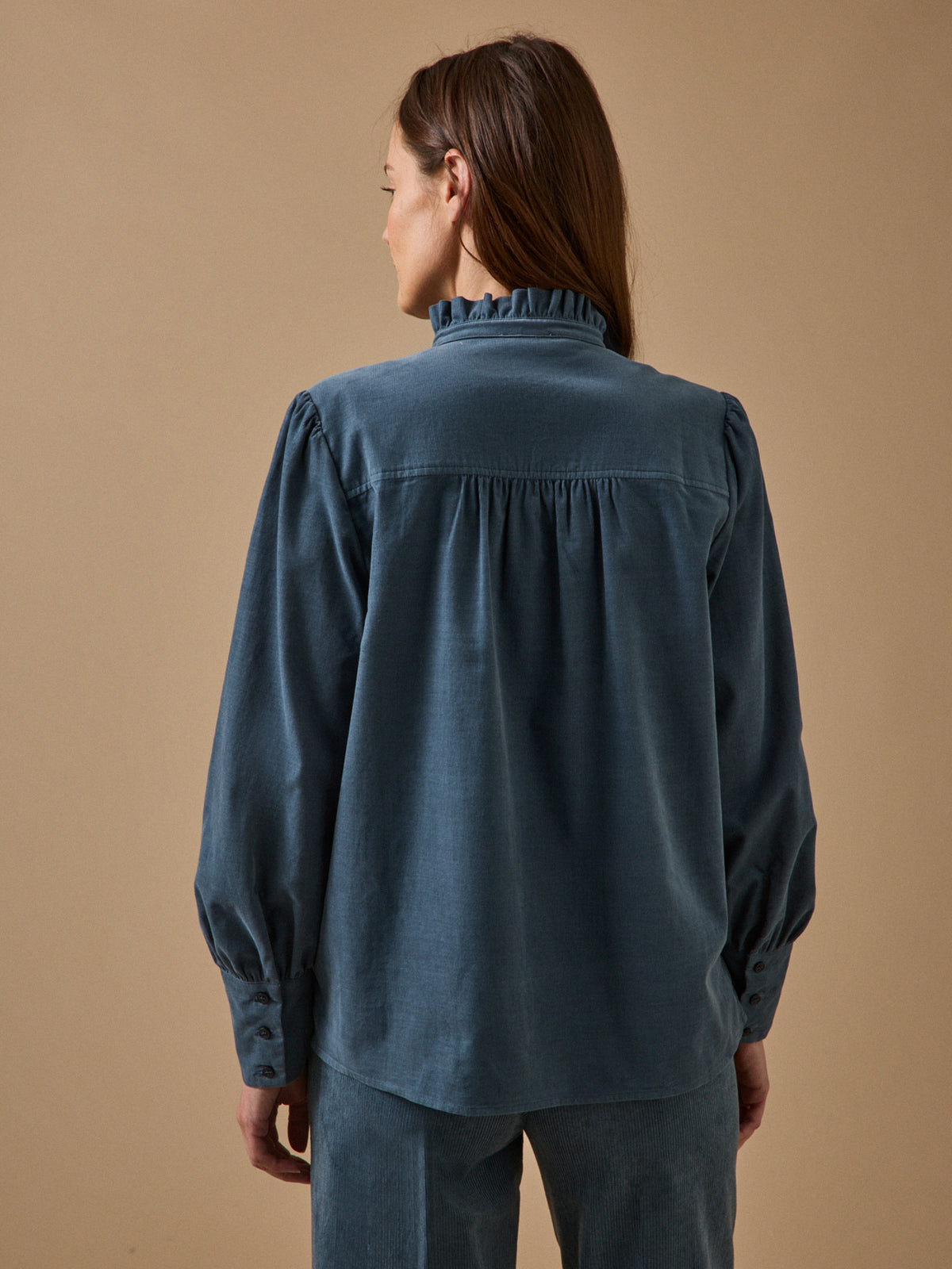 Chemise femme velours babycord Émilie