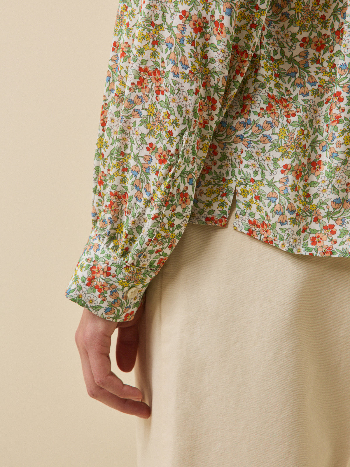 Blouse col volanté femme tissu Liberty - Limited Collection