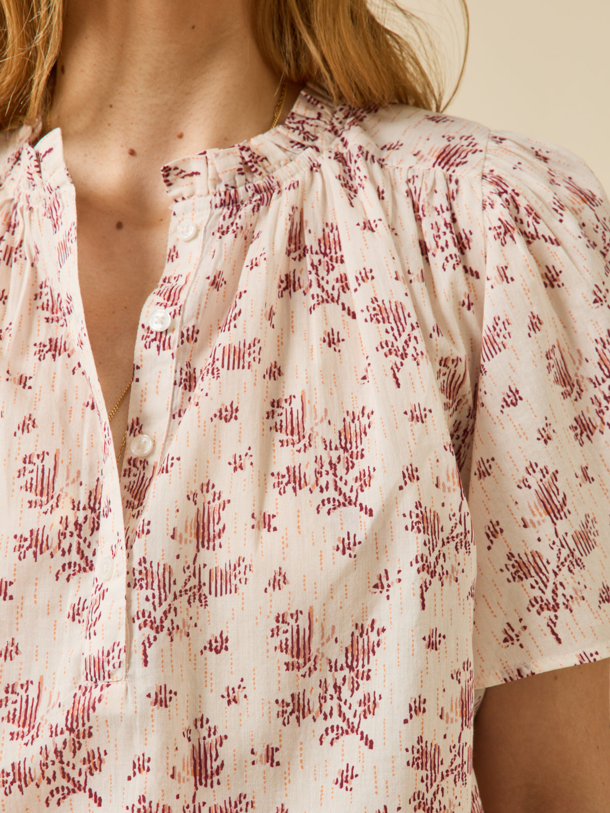 Blouse femme imprimé Thelma coton biologique