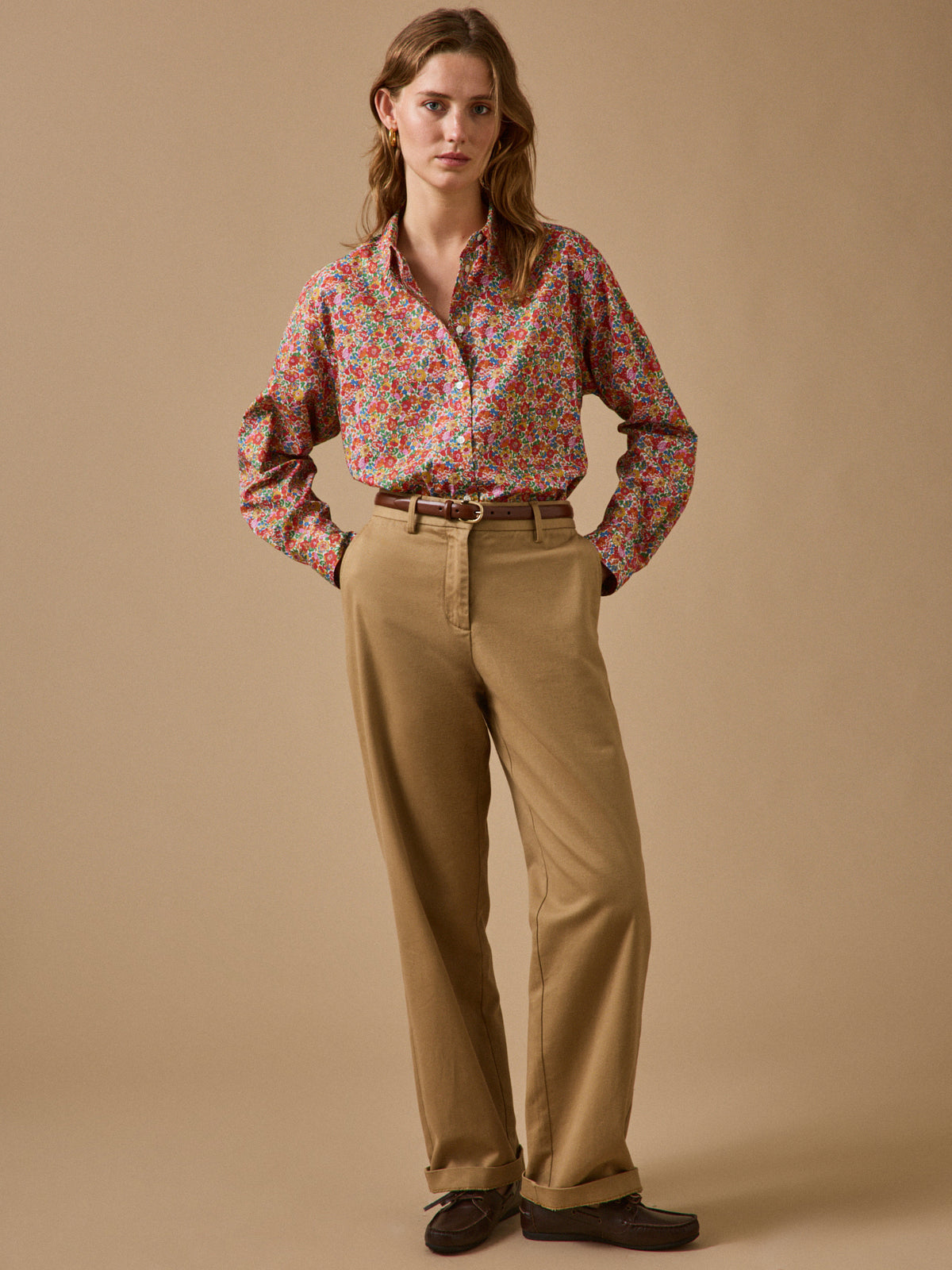 Chemise femme tissu Liberty - Coupe Gaby