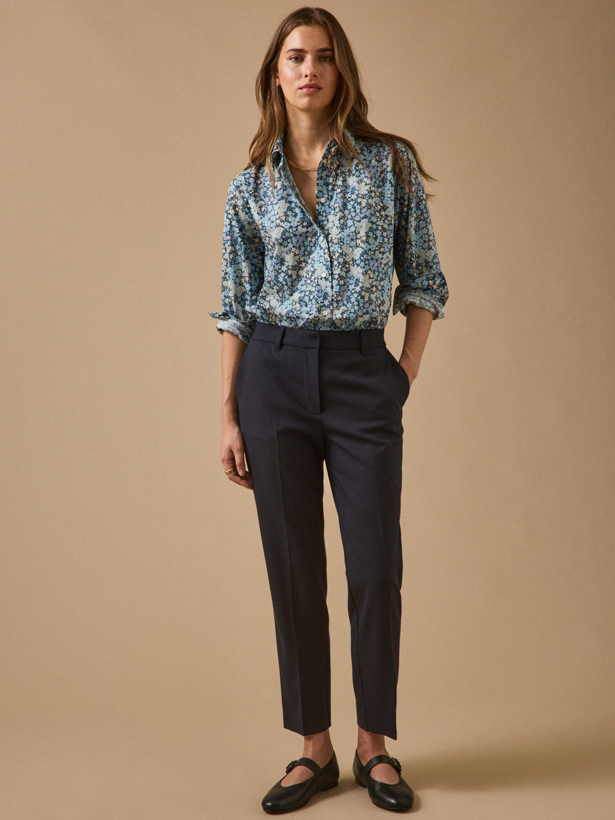 Chemise femme tissu Liberty - Coupe Gaby