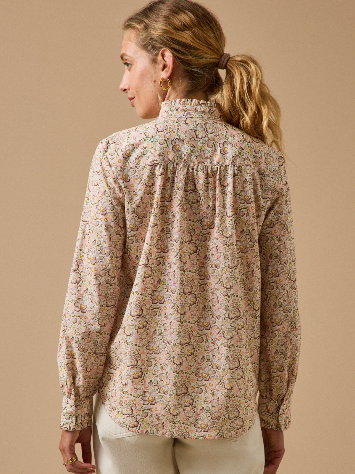 Blouse femme tissu Liberty - Coupe Émilie