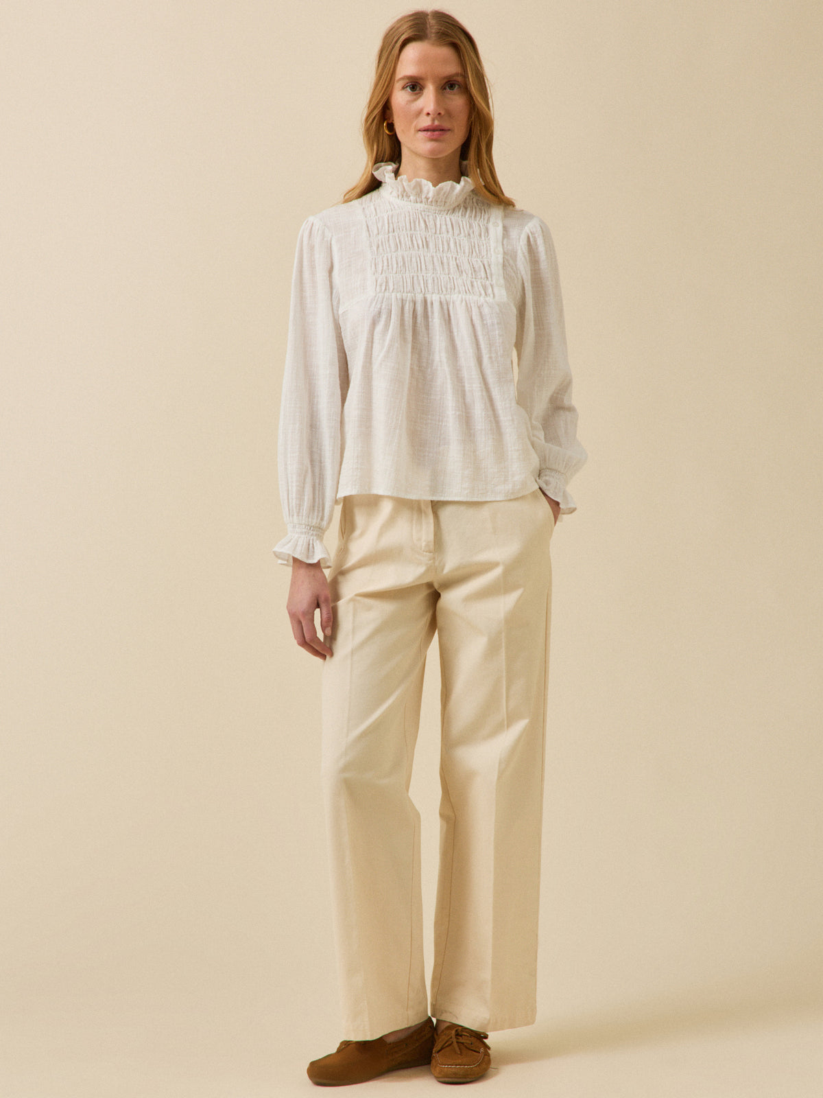 Blouse crépon femme