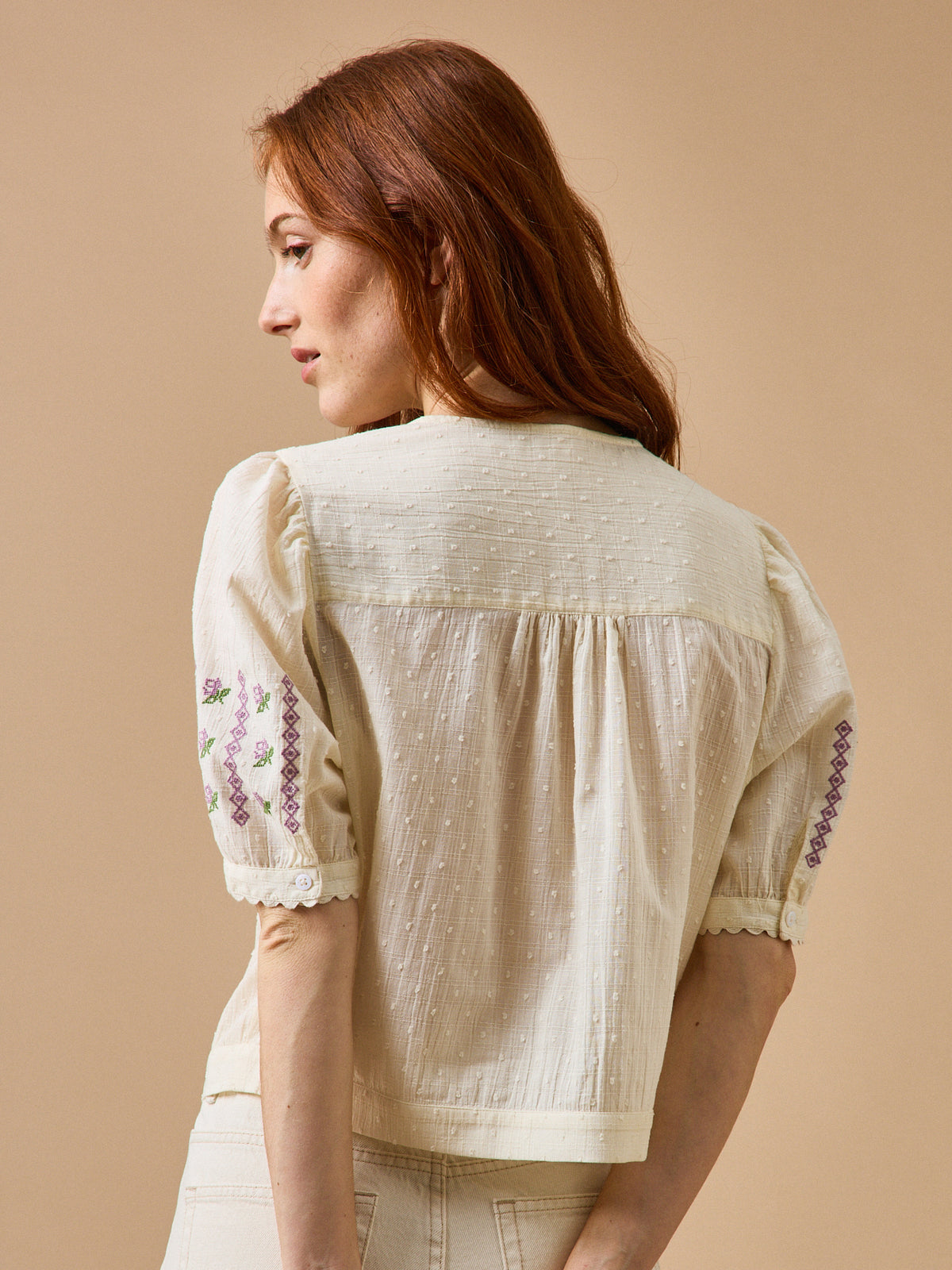 Blouse brodée Femme - CYRILLUS X EMILE & IDA