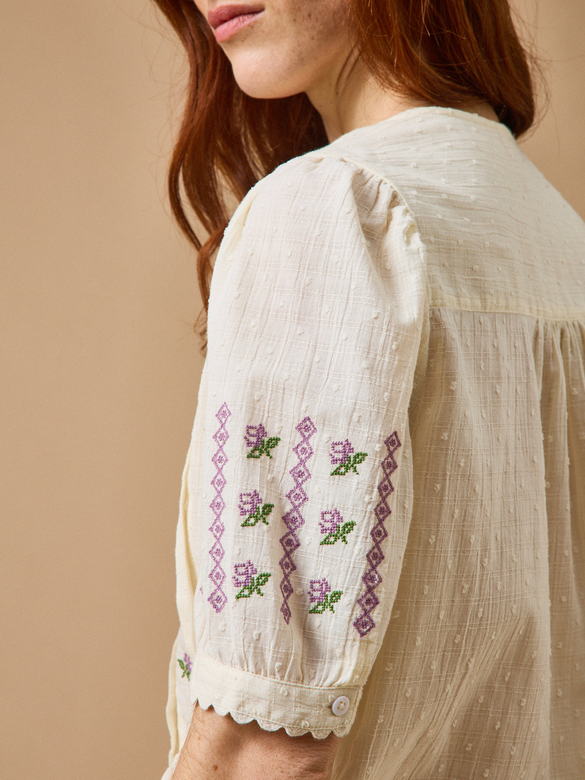Blouse brodée Femme - CYRILLUS X EMILE & IDA