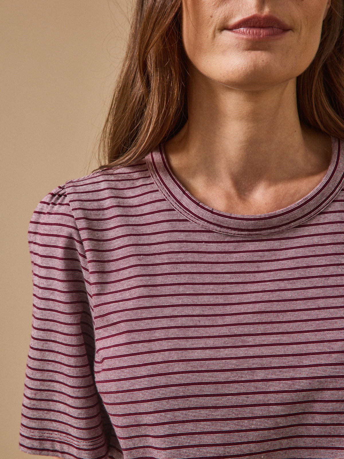 T-shirt rayé femme coton biologique