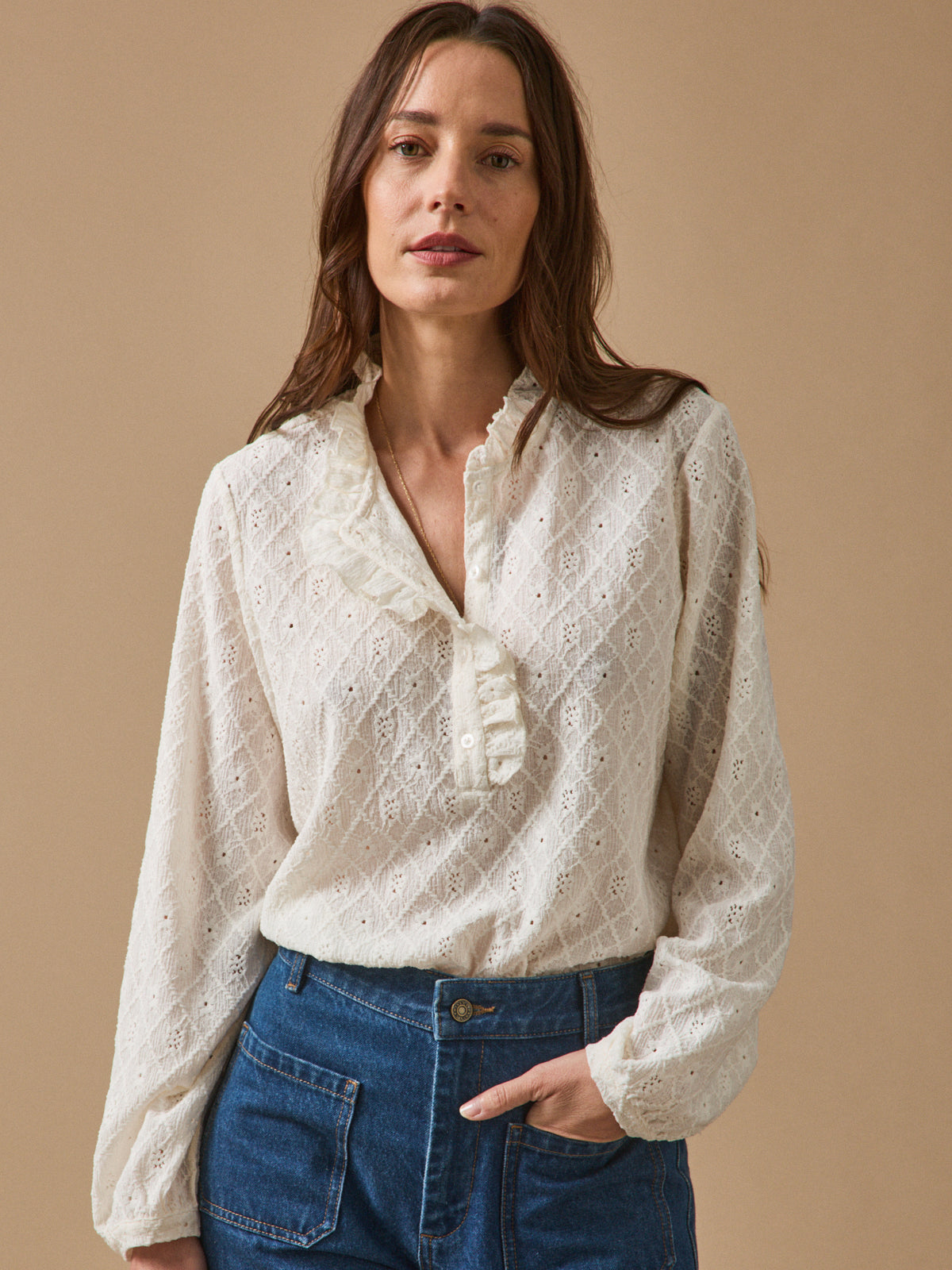 T-shirt blouse femme - Coupe Noémie