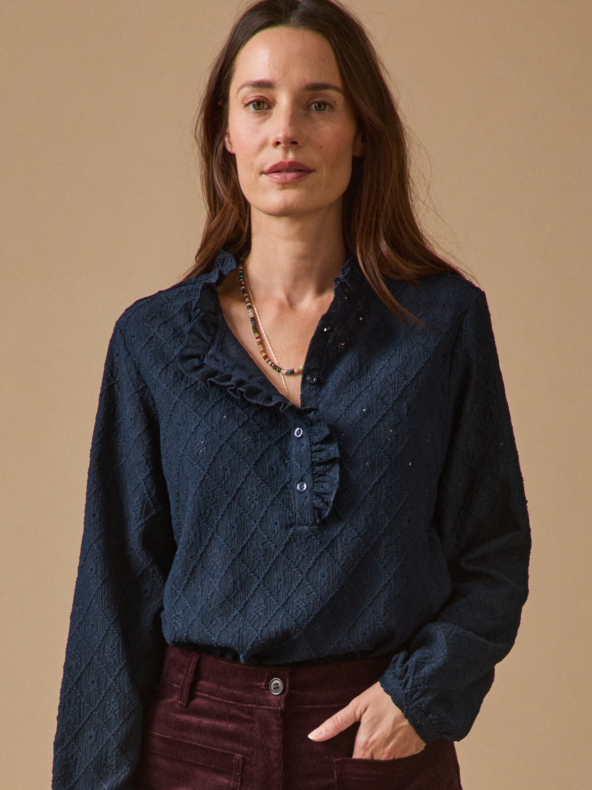 T-shirt blouse femme - Coupe Noémie