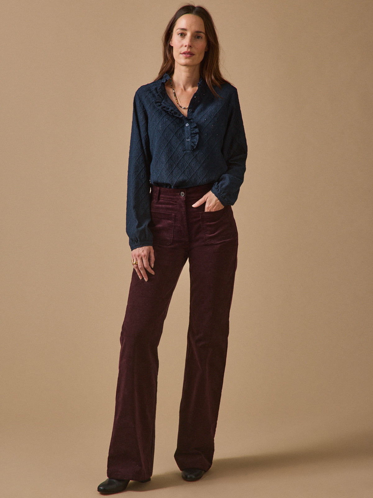 T-shirt blouse femme - Coupe Noémie