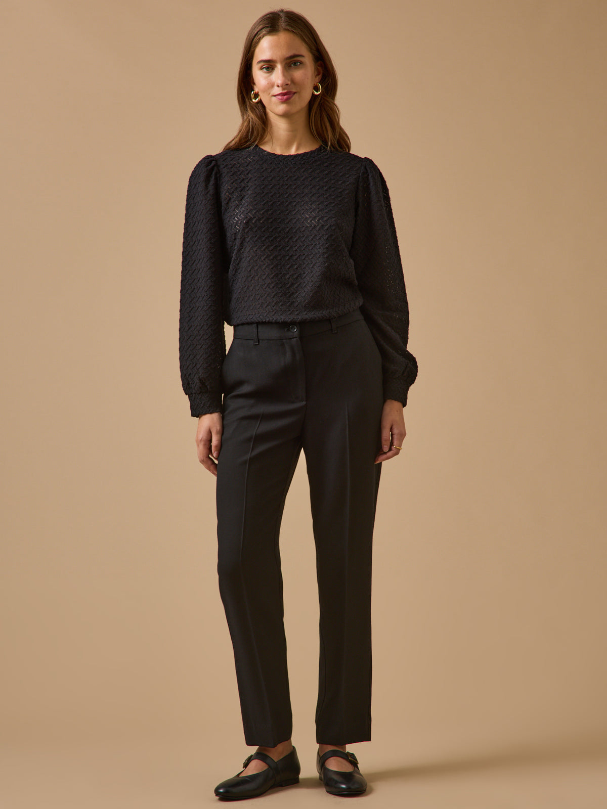 T-shirt jacquard femme