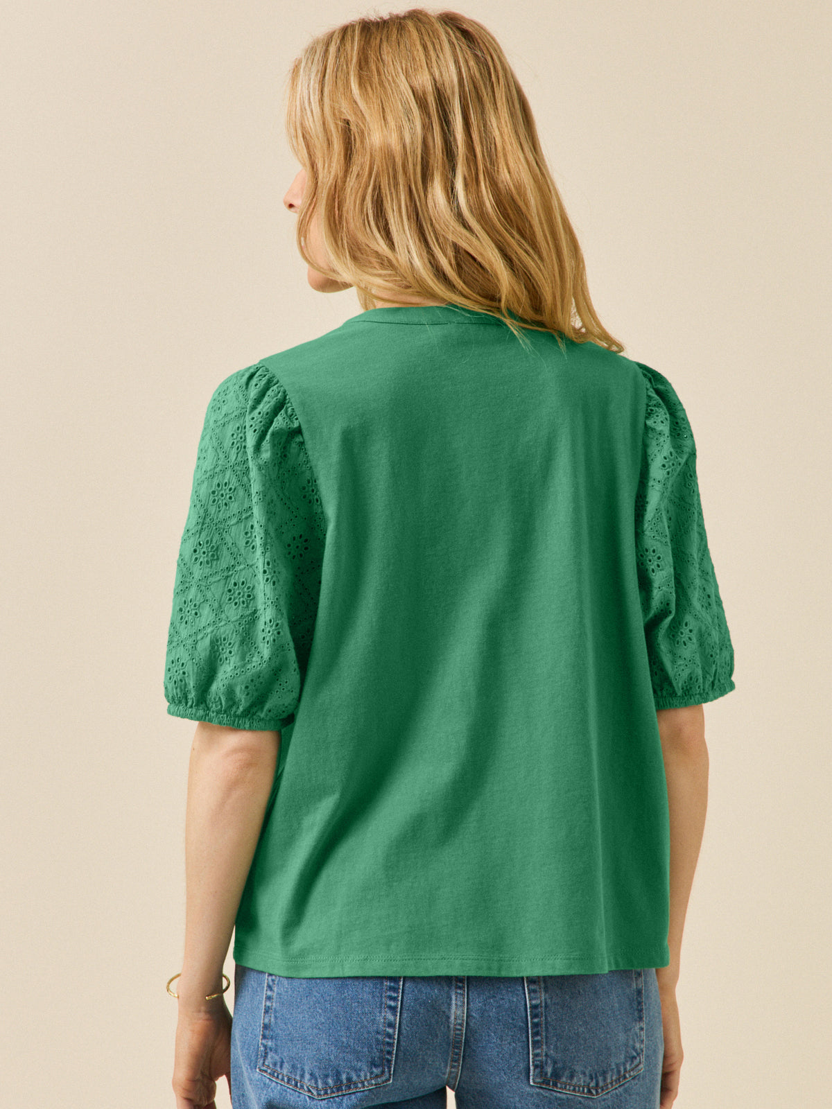 T-shirt manches ballon femme coton biologique