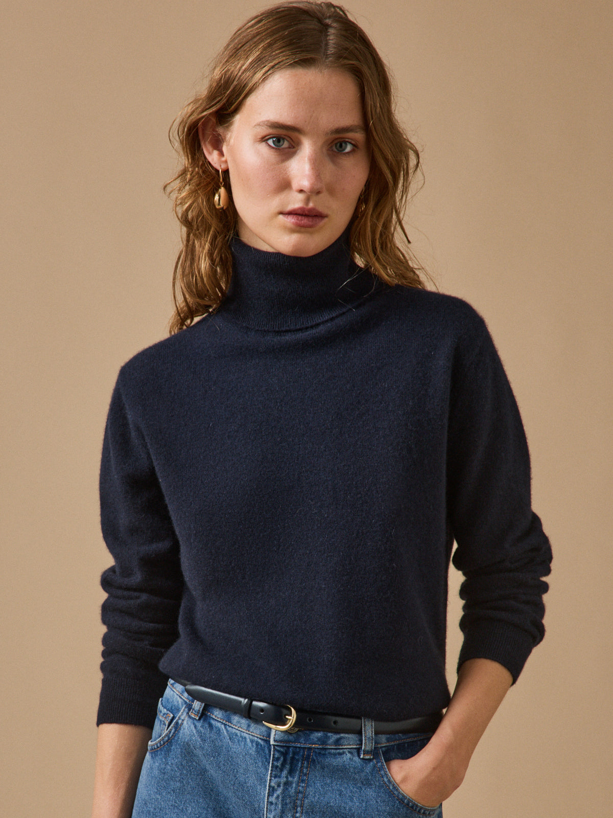 Pull col roulé femme - Collection Cachemire
