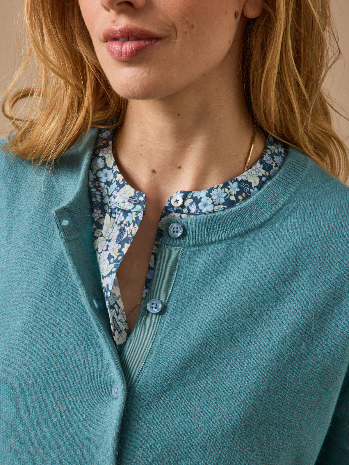 Gilet boutonné femme - Collection Cachemire