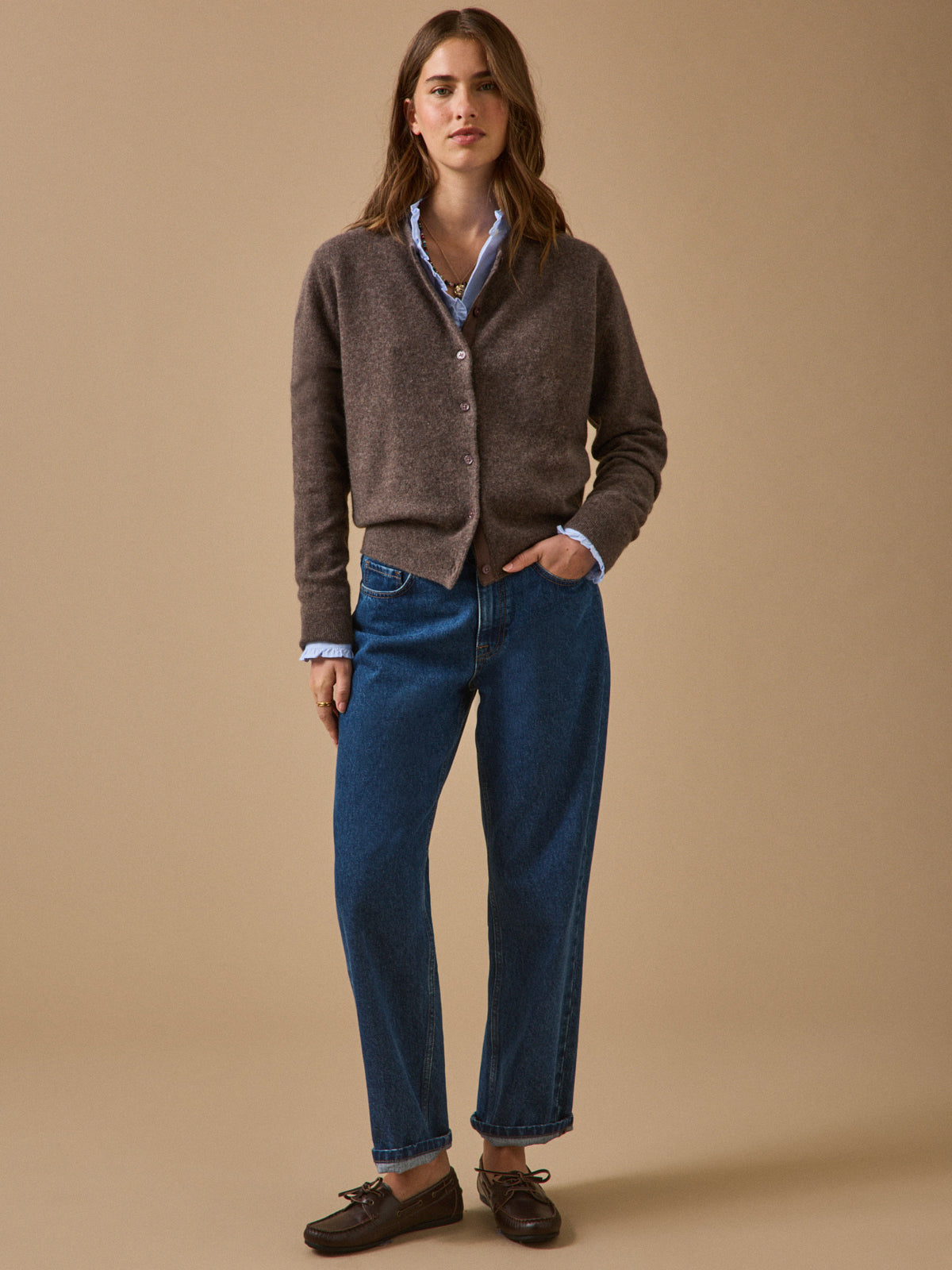 Gilet boutonné femme - Collection Cachemire