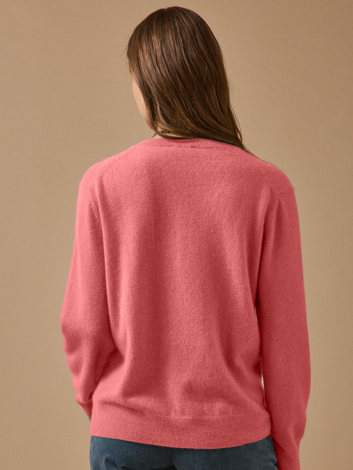 Pull col V femme - Collection Cachemire