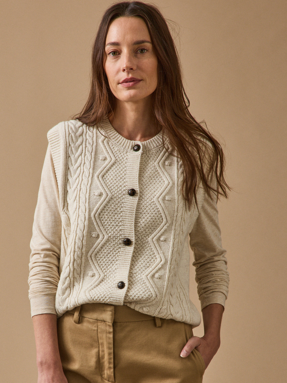Gilet sans manches femme laine RWS*
