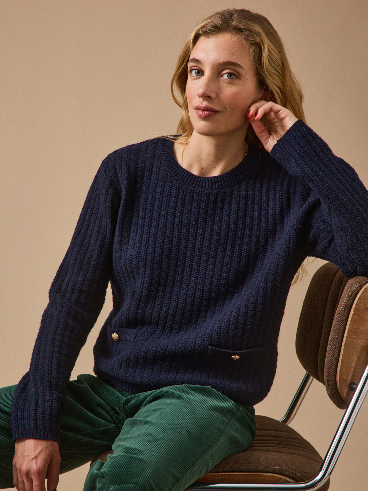 Pull femme avec laine RWS*