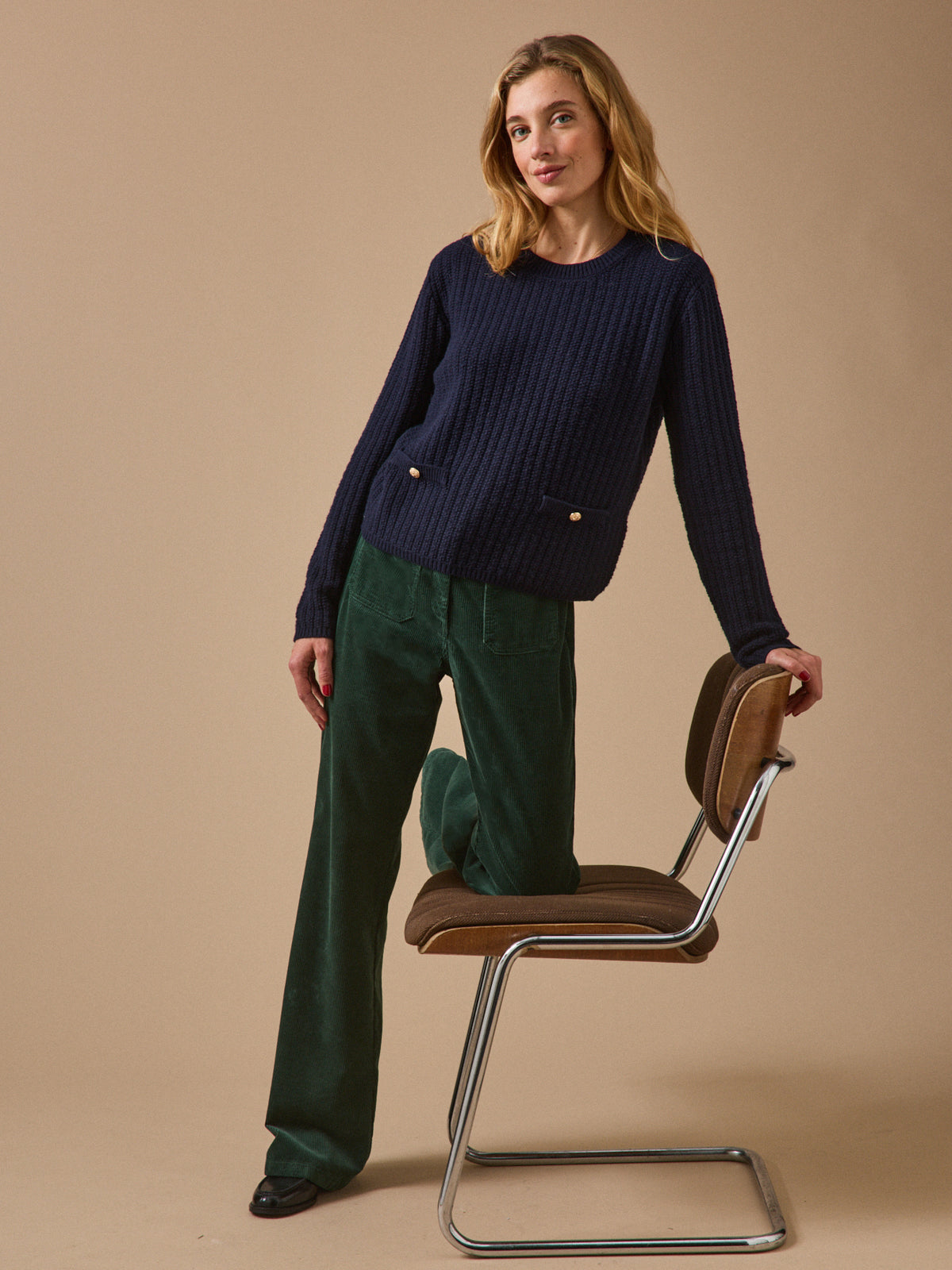Pull femme avec laine RWS*