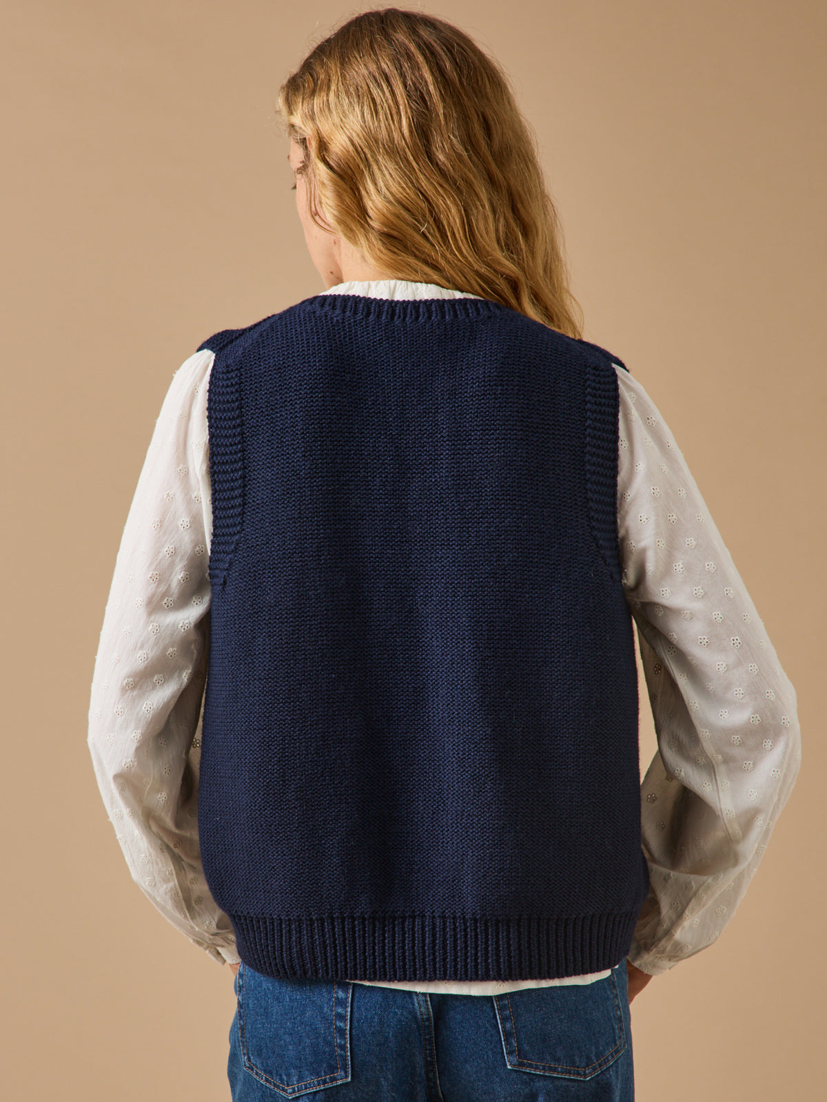 Gilet laine mérinos Femme - Cyrillus X les 3 Tricoteurs