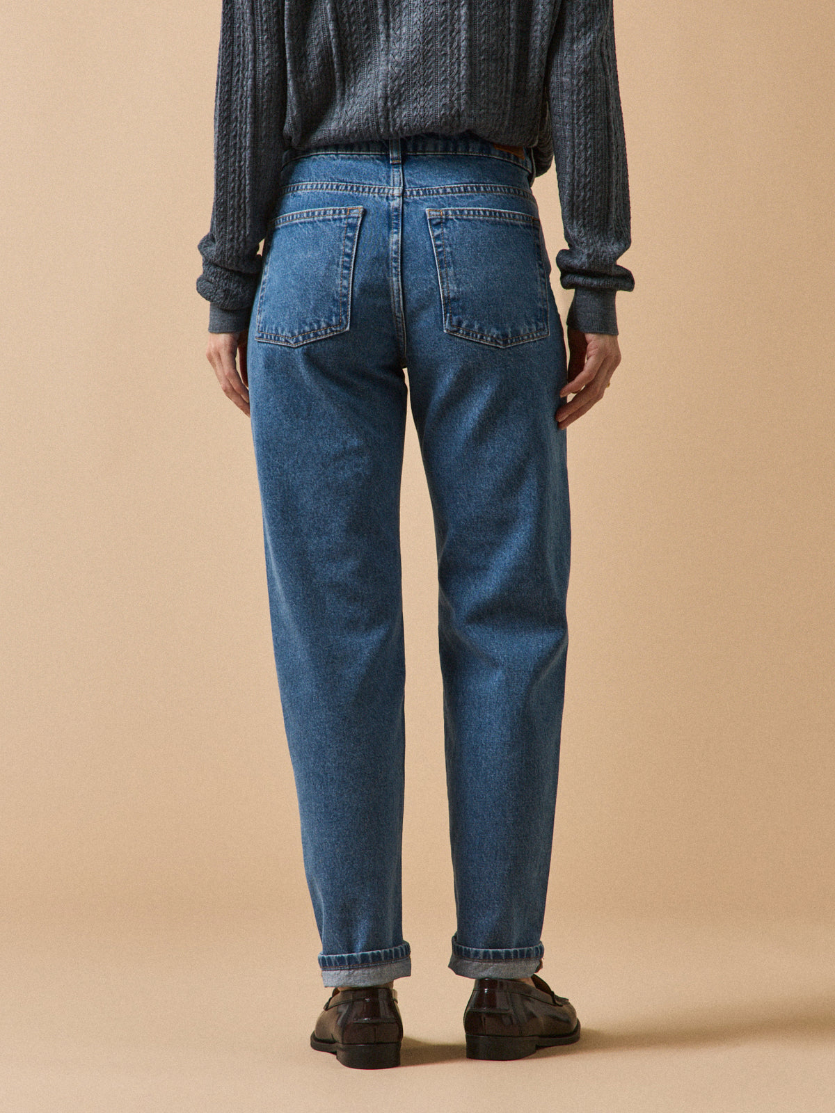 Jean mom femme Claire coton biologique