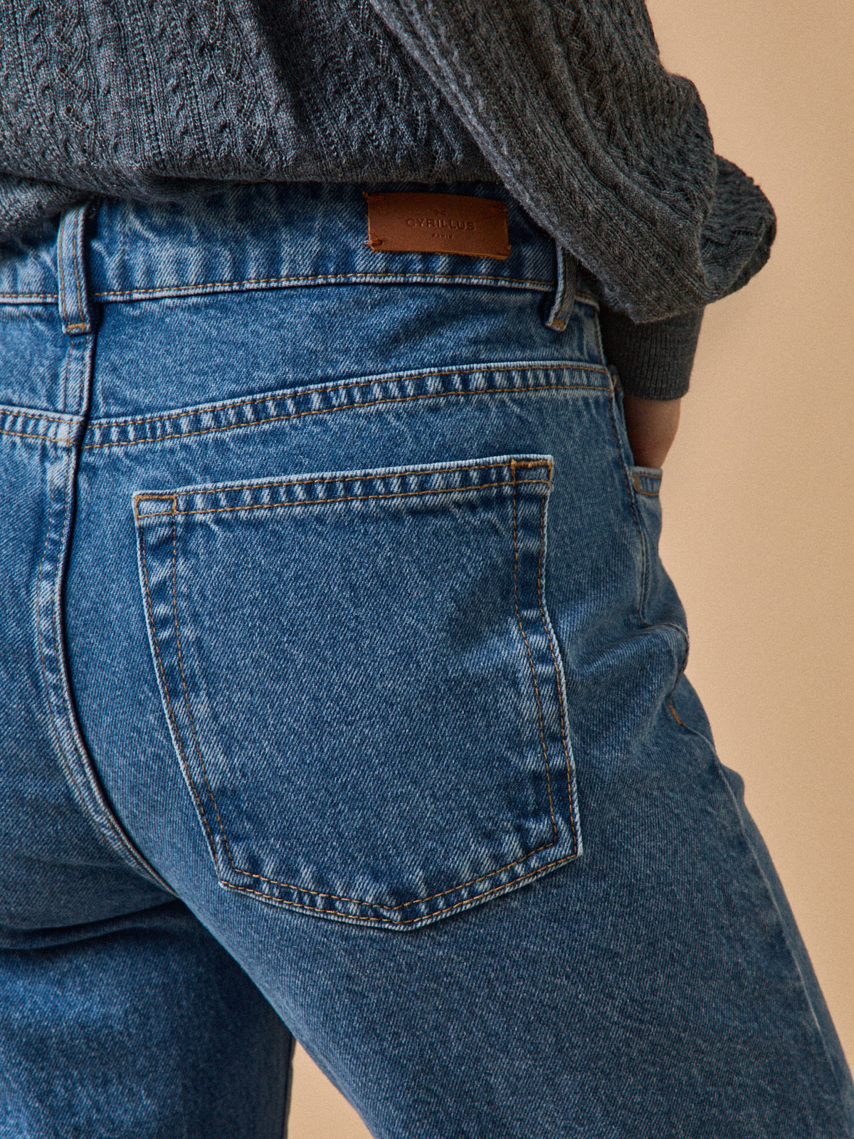 Jean mom femme Claire coton biologique