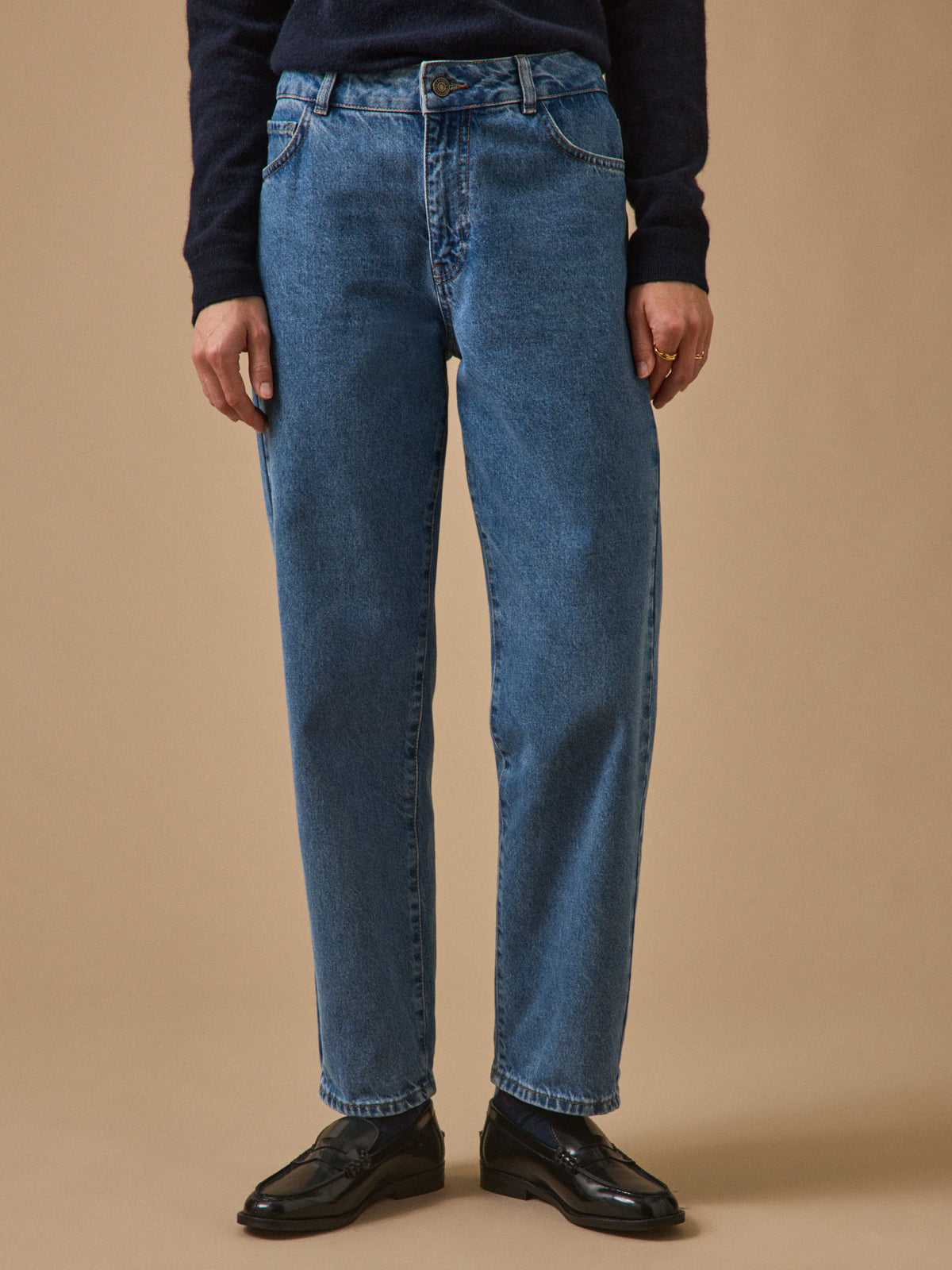 Jean mom femme Claire coton biologique