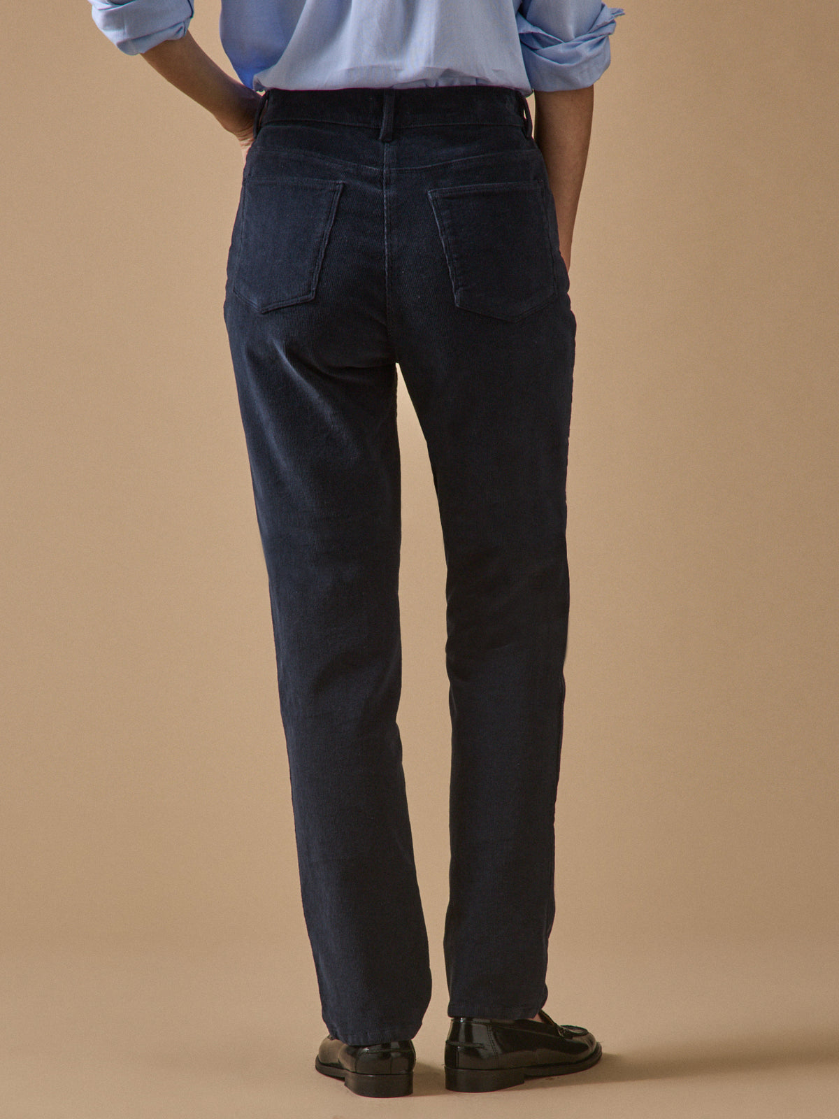 Pantalon slim velours milleraies femme Chloé