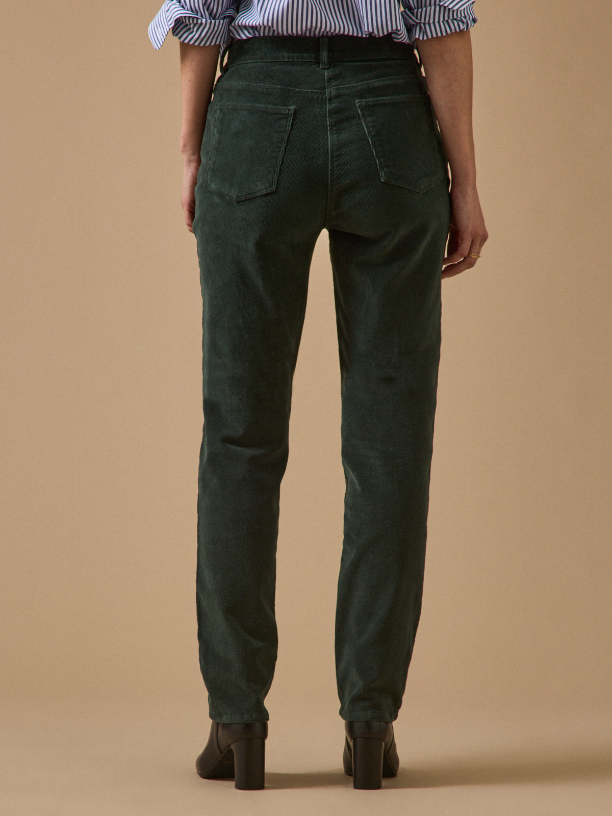 Pantalon slim velours milleraies femme Chloé