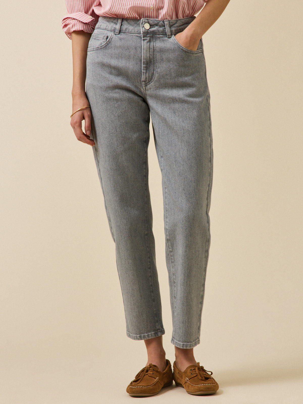 Jean mom femme Claire coton biologique