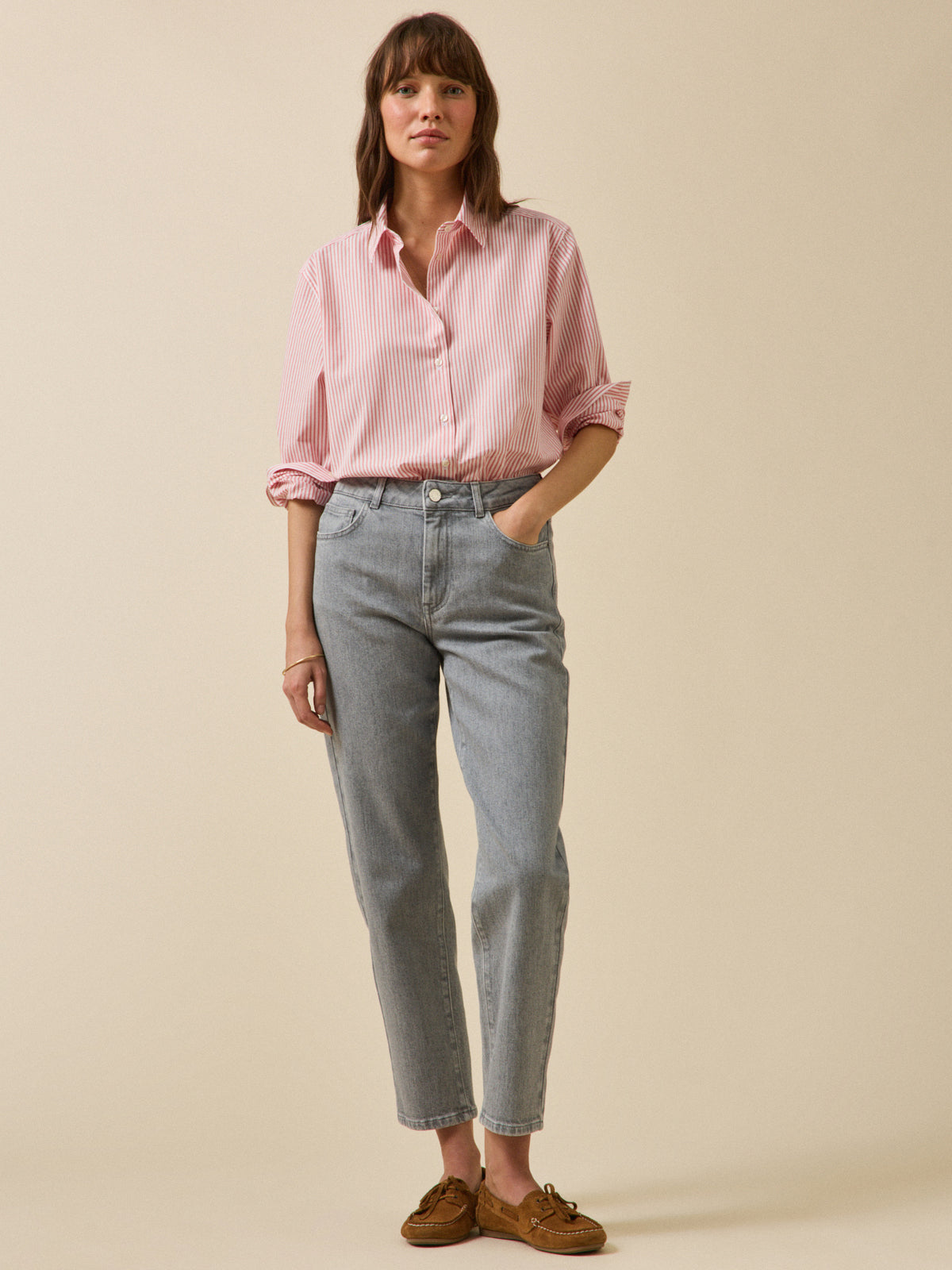 Jean mom femme Claire coton biologique