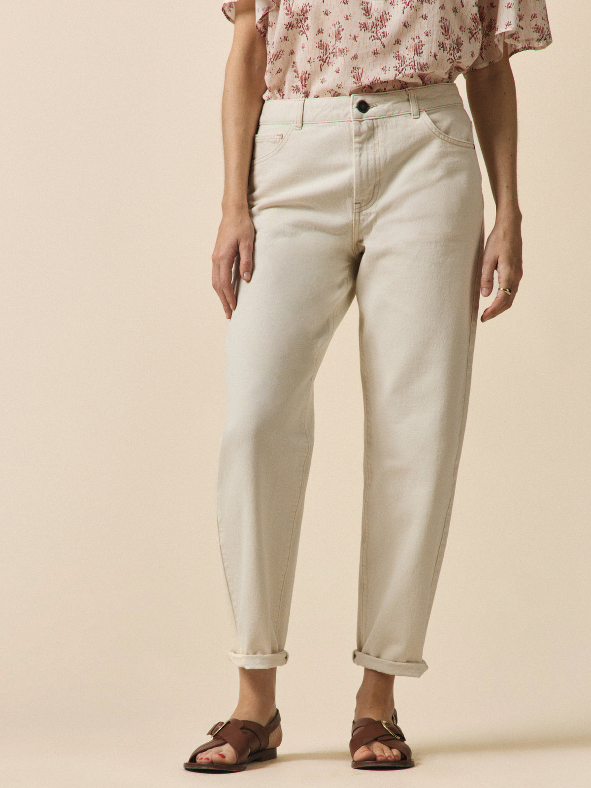 Jean mom femme Claire coton biologique