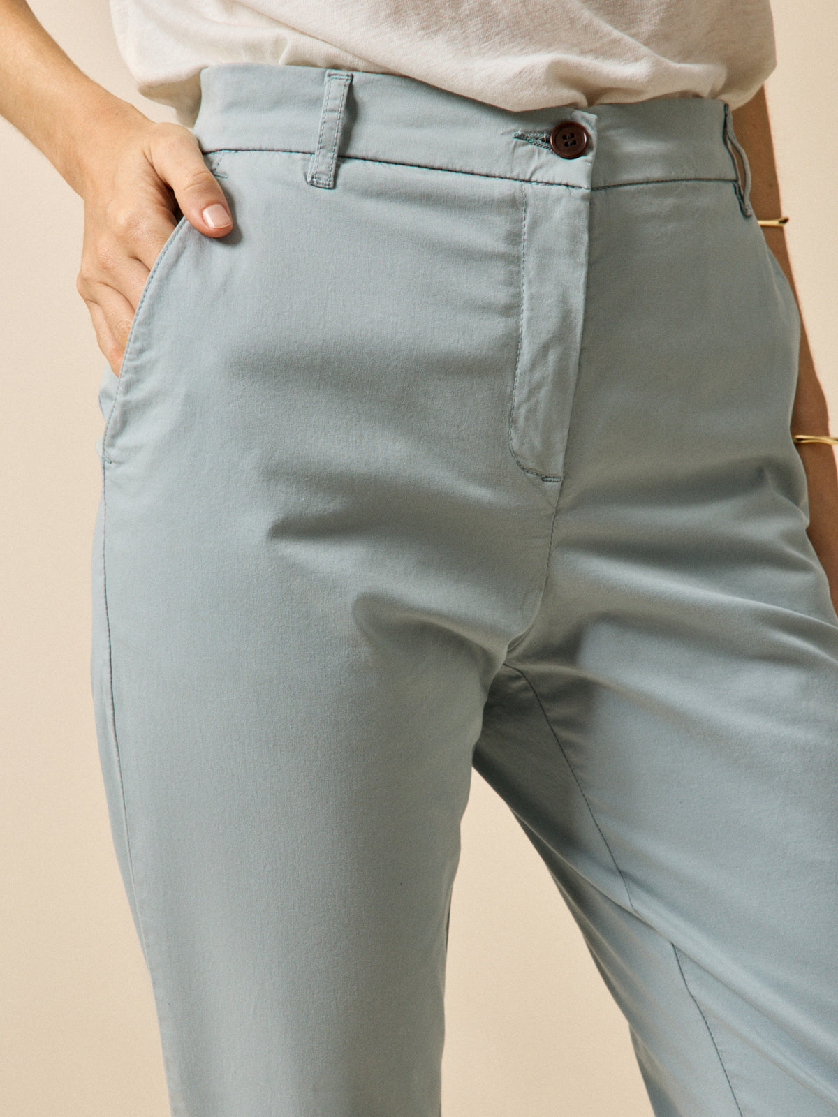 Pantalon chino femme coton biologique Noemie