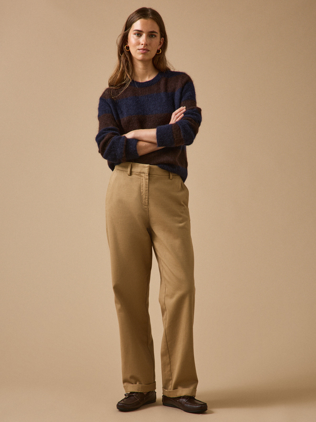 Pantalon chino femme Marina