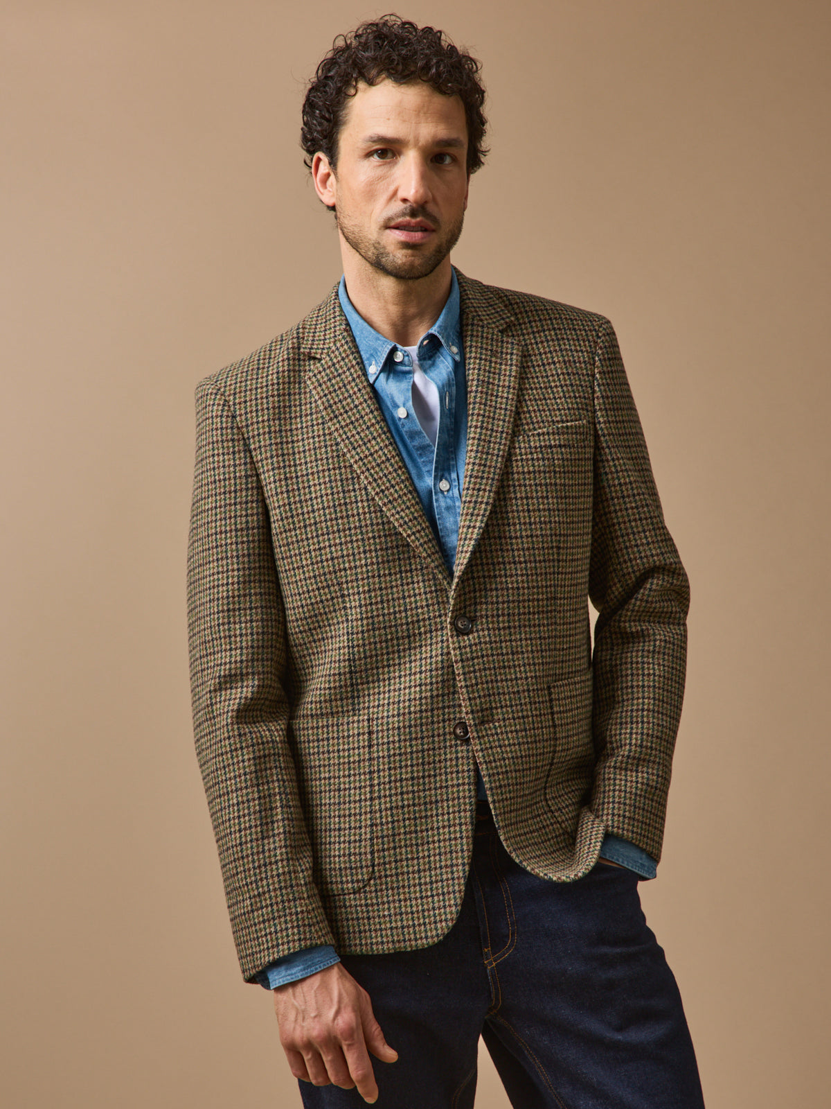 Blazer twill homme