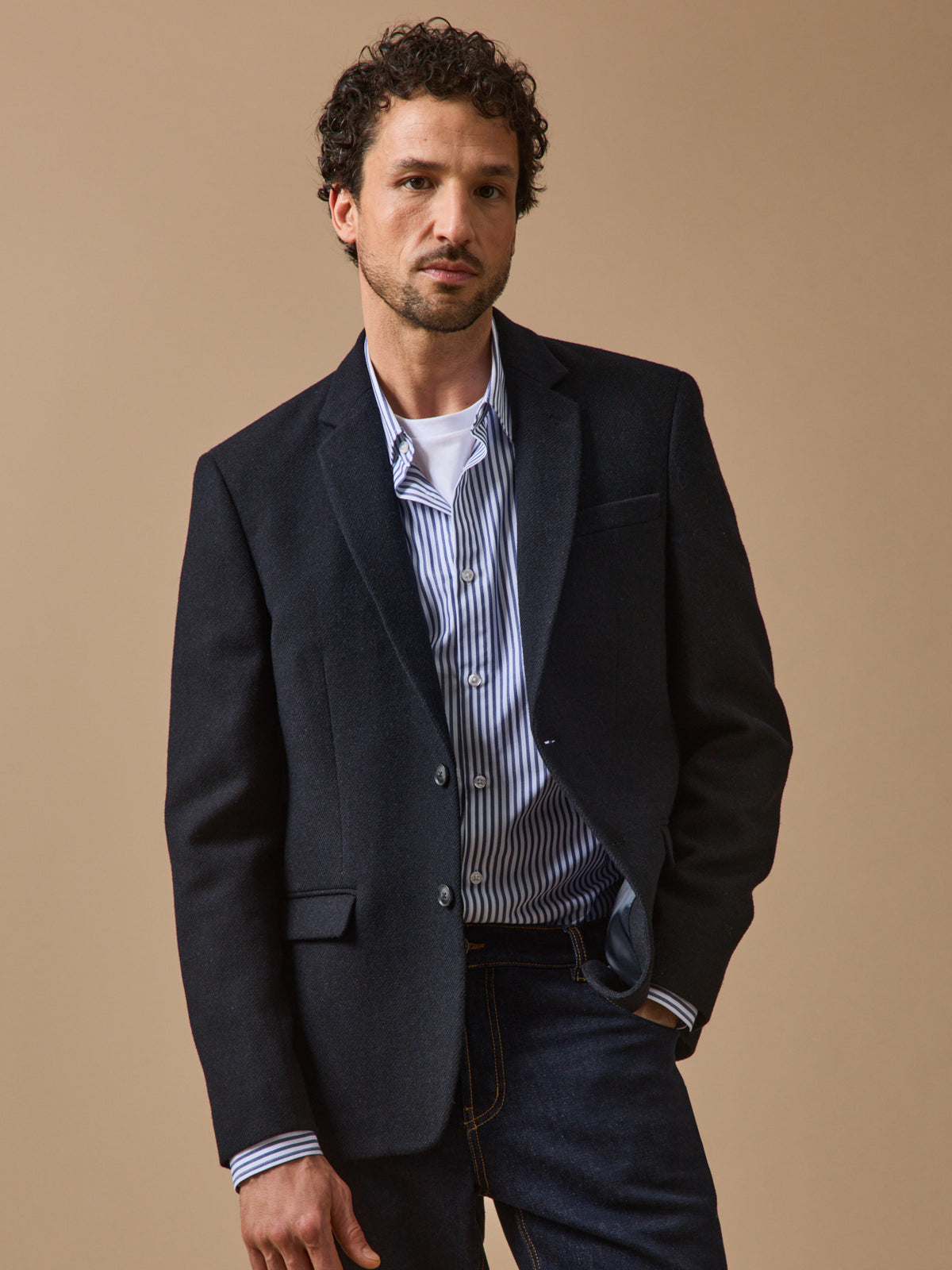 Blazer laine homme
