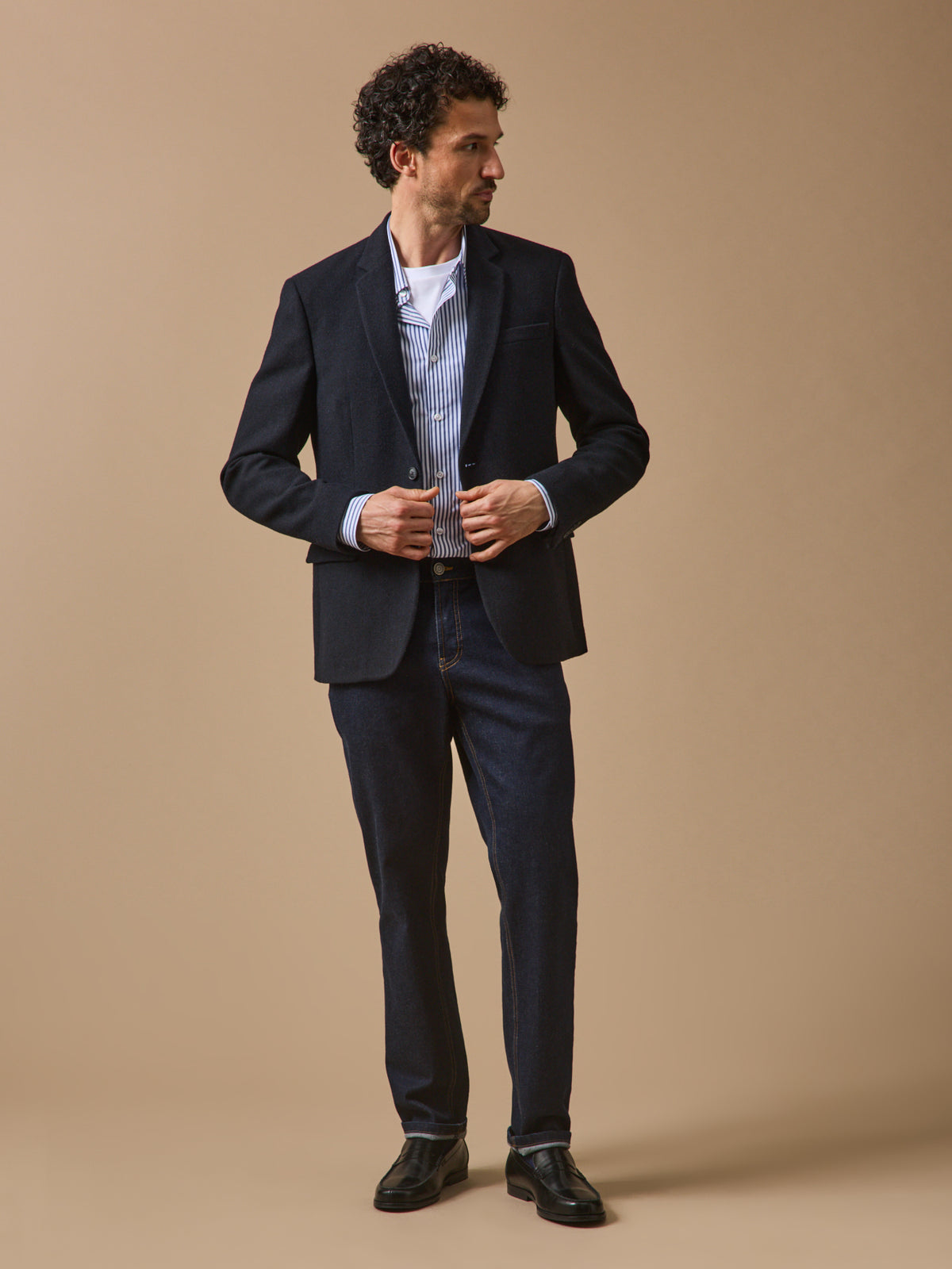 Blazer laine homme