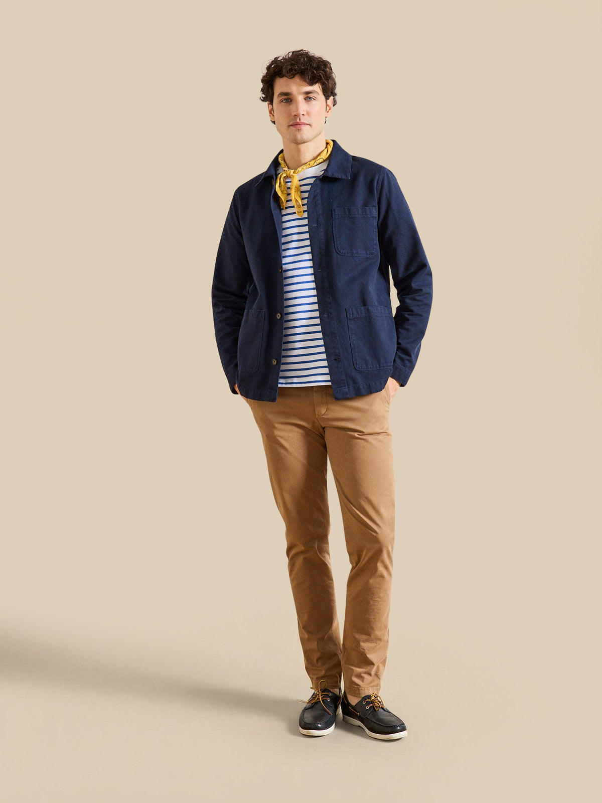 Veste worker homme twill coton recyclé