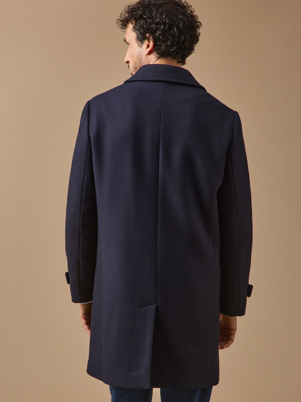 Manteau pardessus lainage homme