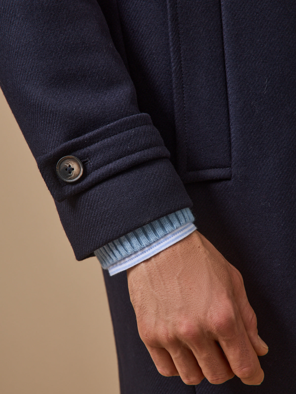 Manteau pardessus lainage homme
