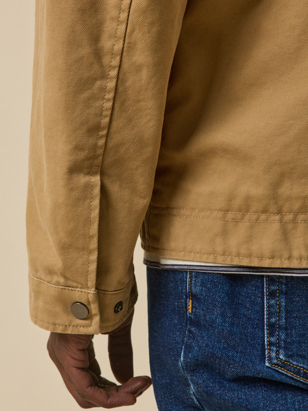 Veste col velours homme