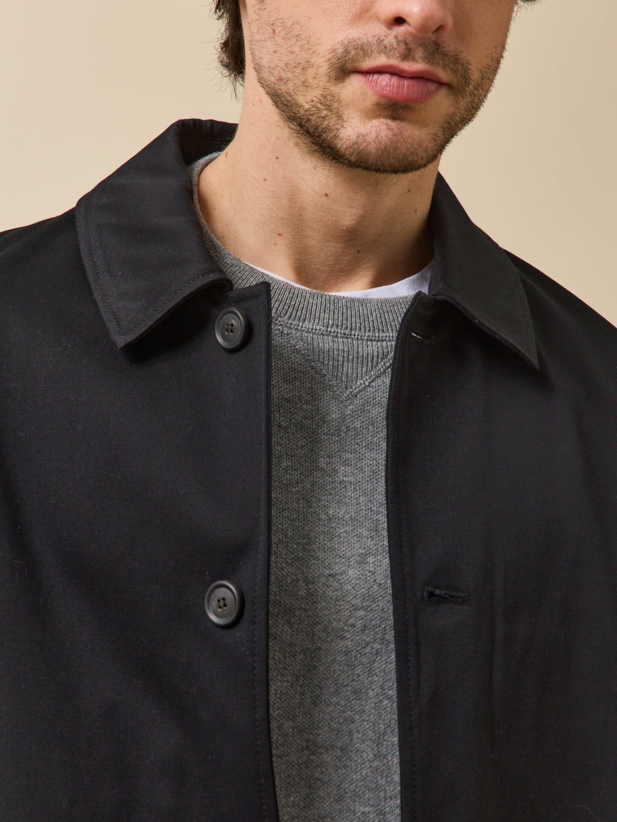 Trench déperlant homme
