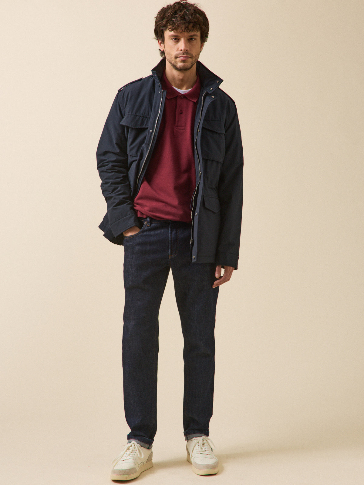 Parka saharienne ouatinée homme