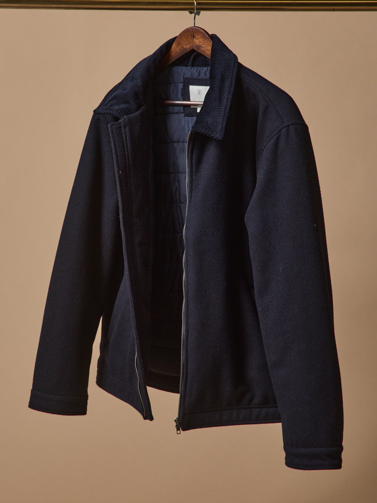 Blouson aviateur lainage chaud homme