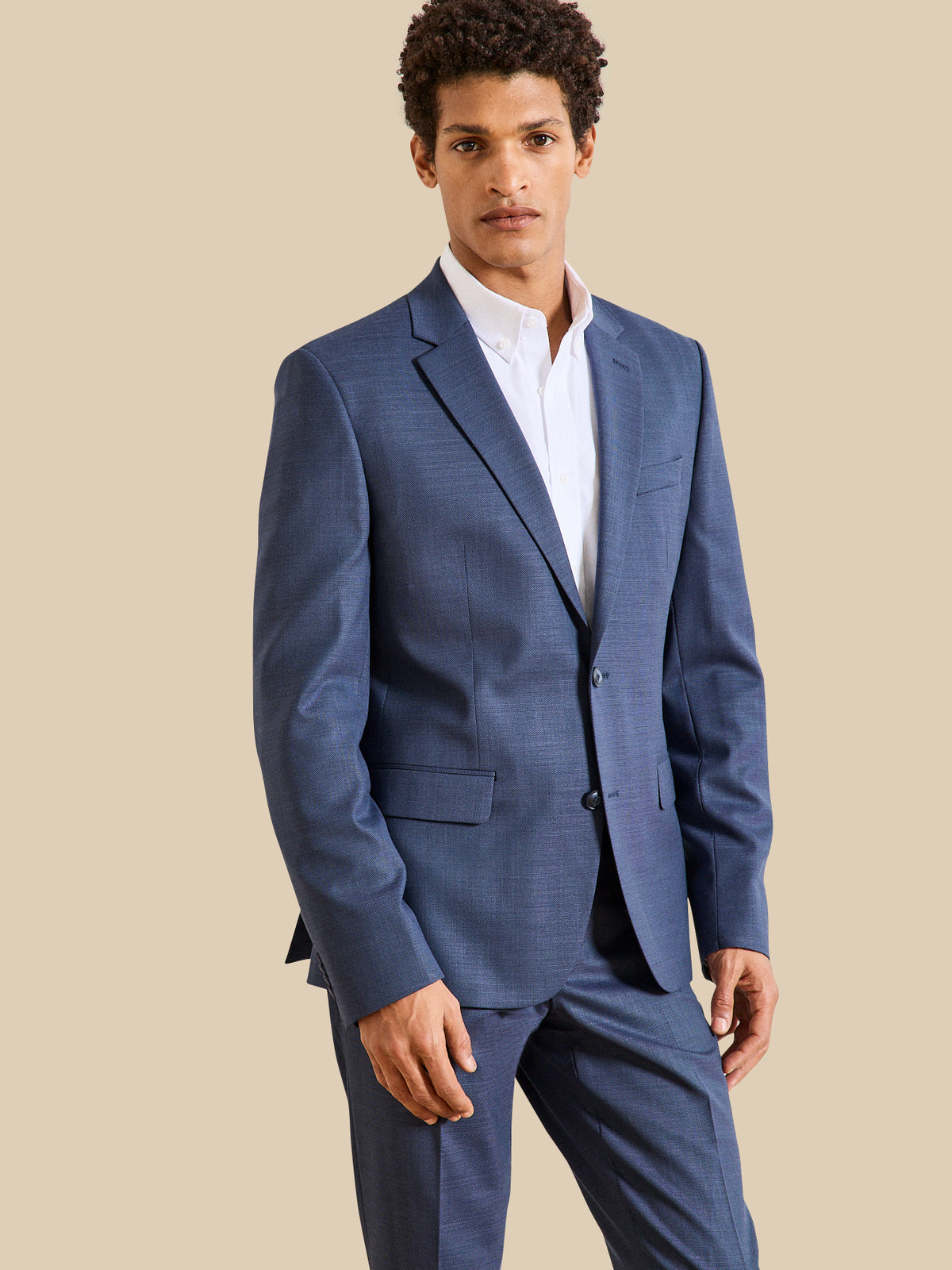 Veste de costume homme tissu texturé